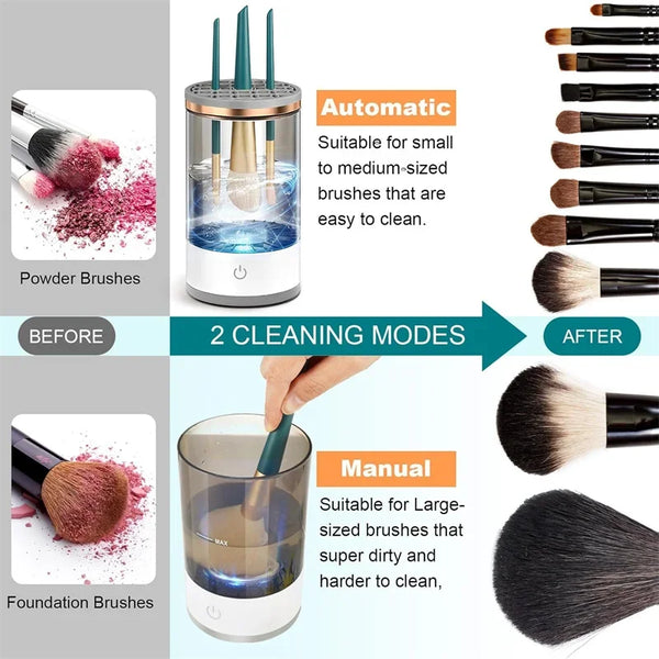 USB Electric Makeup Brush Cleaner & Dryer Electric Brush Cleaner