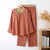 Women’s 2-Piece Cotton Pajama Set – Autumn Sleepwear print 2 Women’s 2-Piece Cotton Pajama Set
