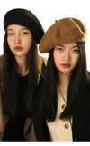 Unisex Wool Beret – Large Winter Hat Unisex Wool Beret – Large Winter Hat