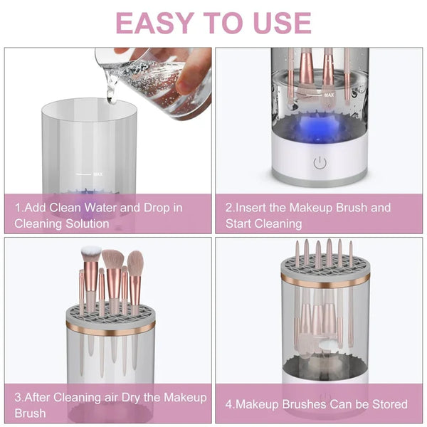USB Electric Makeup Brush Cleaner & Dryer Electric Brush Cleaner