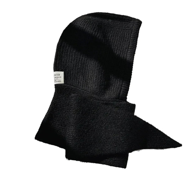 Women Hooded Balaclava Scarf – Windproof Winter Black oversize 56-60cm Women Hooded Balaclava Scarf – Windproof Winter
