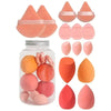 Makeup Sponge Set 14Pcs Orange in box Makeup Sponges