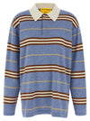 Striped Rugby Polo Shirt