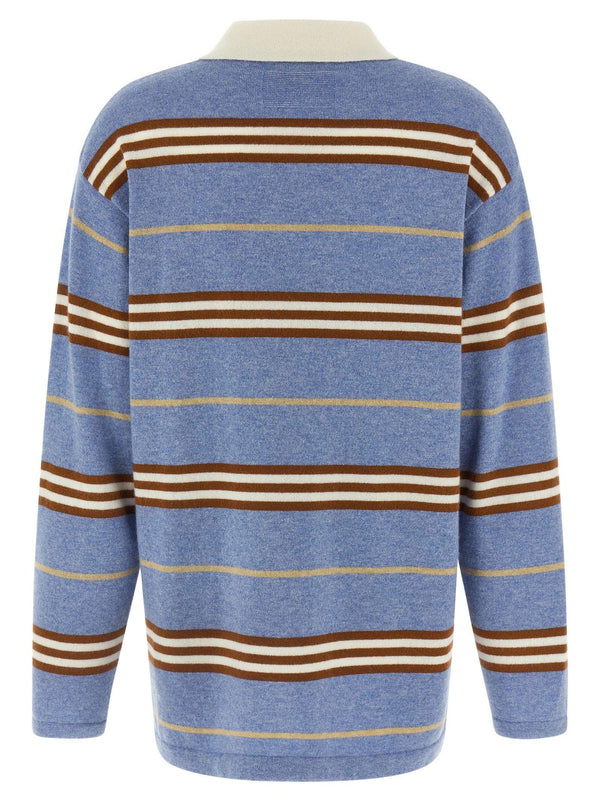 Striped Rugby Polo Shirt