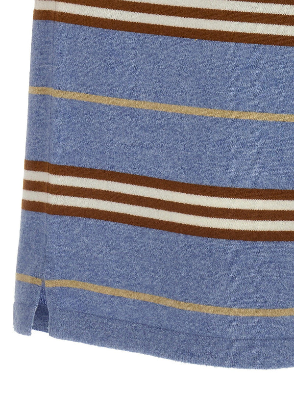 Striped Rugby Polo Shirt