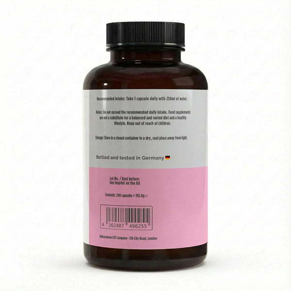 Buffered Vitamin C 500 mg with Magnesium – 240 Capsules Vitamin C Supplement Capsules
